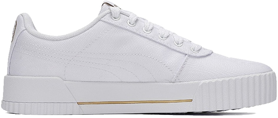 (W) Puma Carina Summer Cat Sepatu Board Leisure Putih/Emas 373997-12 Order (W) Puma Carina Summer Cat Sepatu Board Leisure Putih/Emas 373997-12