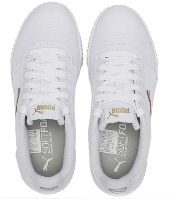 (W) Puma Carina Summer Cat Sepatu Board Leisure Putih/Emas 373997-12 Shop (W) Puma Carina Summer Cat Sepatu Board Leisure Putih/Emas 373997-12