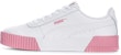 (W) Puma Carina Kulit 'Putih Merah Jambu' 370325-37