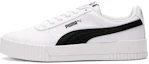Buy (Women) Puma Carina Canvas Leisure Board Shoes White/Black 368669-01