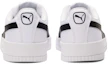 Shop (Women) Puma Carina Canvas Leisure Board Shoes White/Black 368669-01