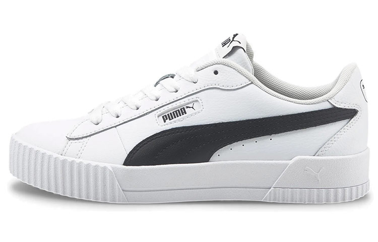 (Women) Puma Carina Crew 'White Black' 374903-05
