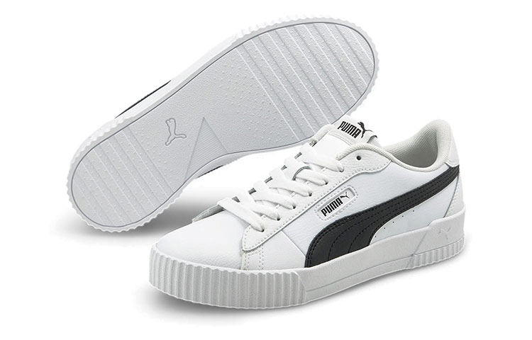 Details for (Women) Puma Carina Crew 'White Black' 374903-05