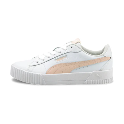 (W) Puma Carina Crew White/Orange