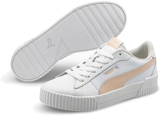 (W) 푸마 카리나 크루 화이트/오렌지 (Puma Carina Crew White/Orange) 374903-03 Purchase (W) 푸마 카리나 크루 화이트/오렌지 (Puma Carina Crew White/Orange) 374903-03
