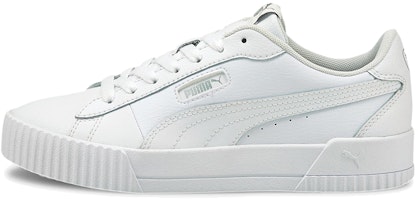 (Women) Puma Carina Crew 'White Silver' 374903-02 (Women) Puma Carina Crew 'White Silver' 374903-02