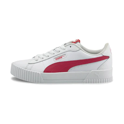 (W) Puma Carina Crew White/Red