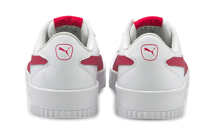 Shop (Women) Puma Carina Crew White/Red 374903-04