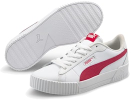 PUMA Carina Crew 低幫 板鞋 女款 白紅 Purchase PUMA Carina Crew 低幫 板鞋 女款 白紅