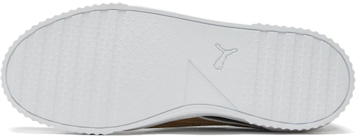 Details for (Women) Puma Carina Crew Metallic 'Black White Gold' 368879-02