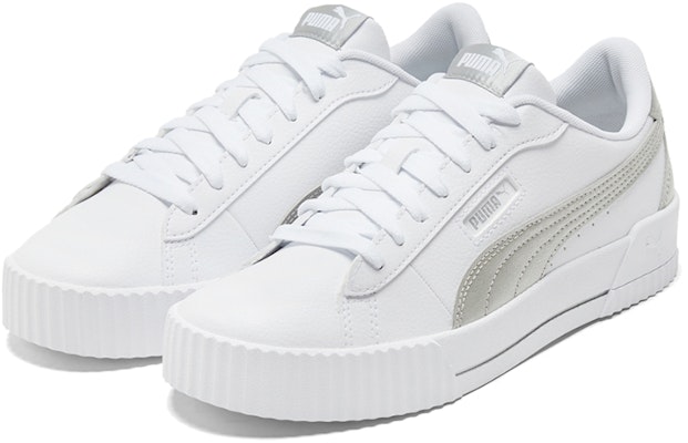 (Women) Puma Carina Crew Metallic 'White Grey' 368879-01 Lookbook (Women) Puma Carina Crew Metallic 'White Grey' 368879-01