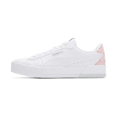 (W) Puma Carina Crew Untamed Su Board Shoes For White/Pink