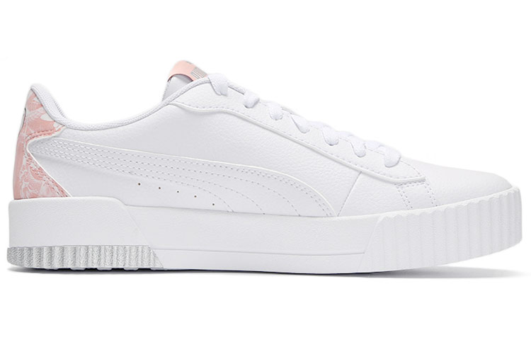 (W) Puma Carina Crew Untamed Su Board Shoes For White/Pink 圖 2
