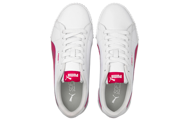 Shop (Women) Puma Carina Crew White/Red 374903-04