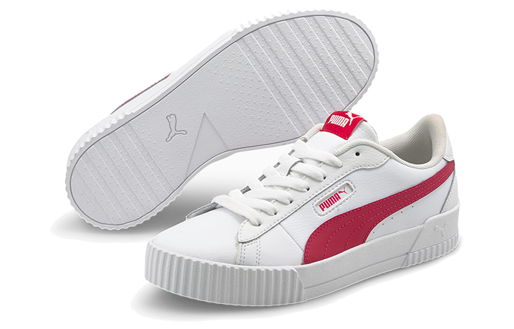 Details for (Women) Puma Carina Crew White/Red 374903-04