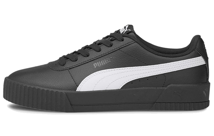 (Women) Puma Carina Leather 'Black And White' 370325-32