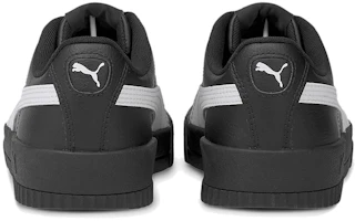 Shop (Women) Puma Carina Leather 'Black And White' 370325-32