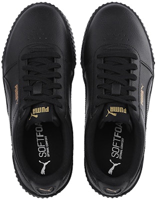 (W) Puma Carina Leather 'Negro Oro' 370325-08 Shop (W) Puma Carina Leather 'Negro Oro' 370325-08