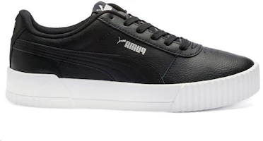 Order (Women) Puma Carina Leather 'Black White' 370325-01