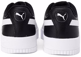 Shop (Women) Puma Carina Leather 'Black White' 370325-16