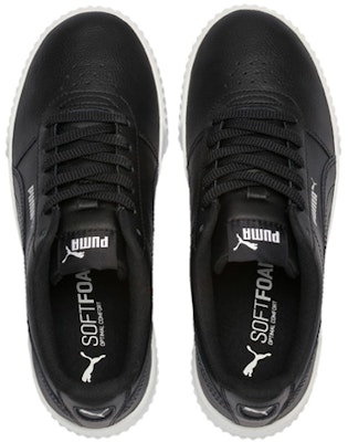 (Women) Puma Carina Leather 'Black White' 370325-01 Lookbook (Women) Puma Carina Leather 'Black White' 370325-01