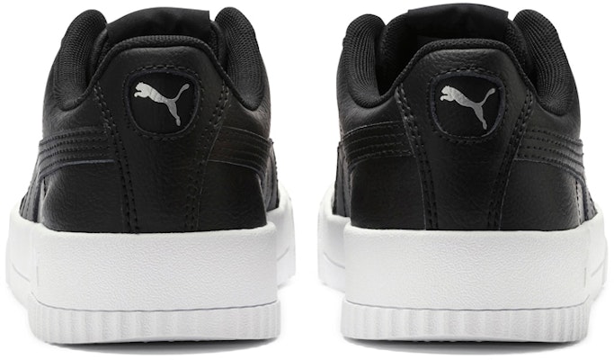 (Women) Puma Carina Leather 'Black White' 370325-01 Shop (Women) Puma Carina Leather 'Black White' 370325-01