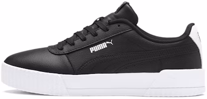 (Women) Puma Carina Leather 'Black White' 370325-22 (Women) Puma Carina Leather 'Black White' 370325-22