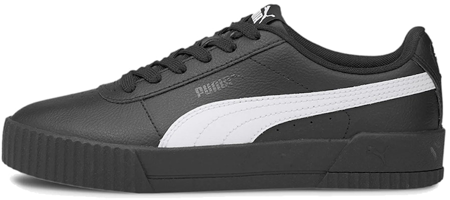 (Women) Puma Carina Leather 'Black And White' 370325-32 Buy (Women) Puma Carina Leather 'Black And White' 370325-32