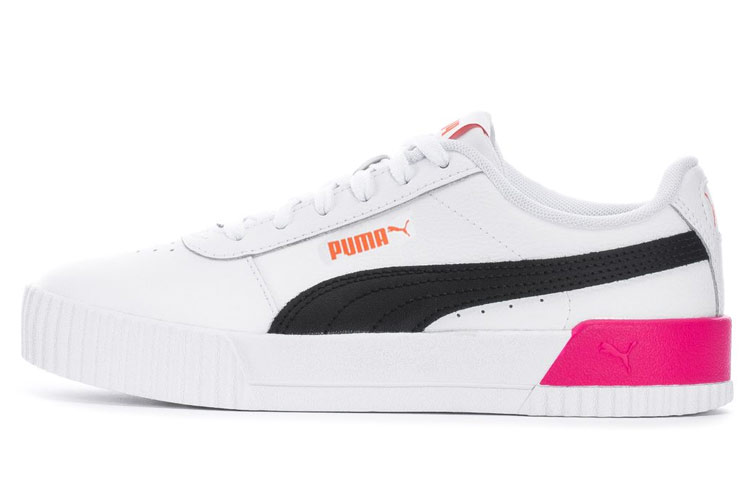 (Women) Puma Carina Leather 'Black White Pink' 370325-42