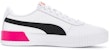 (W) Puma Carina Kulit 'Hitam Putih Merah Jambu' 370325-42