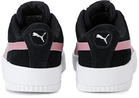 Shop (Women) Puma Carina Leather 'Black White Pink' 370325-31
