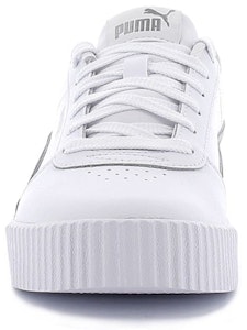 (W) 彪马Carina皮革“白灰” 370325-18 Lookbook (W) 彪马Carina皮革“白灰” 370325-18