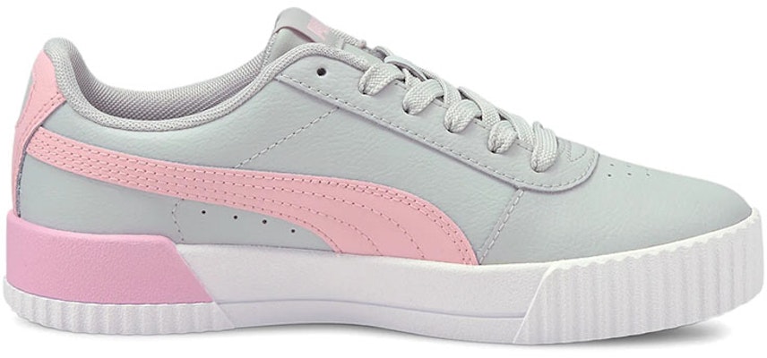 (Women) Puma Carina Leather 'Grey Pink White' 370325-40 Order (Women) Puma Carina Leather 'Grey Pink White' 370325-40