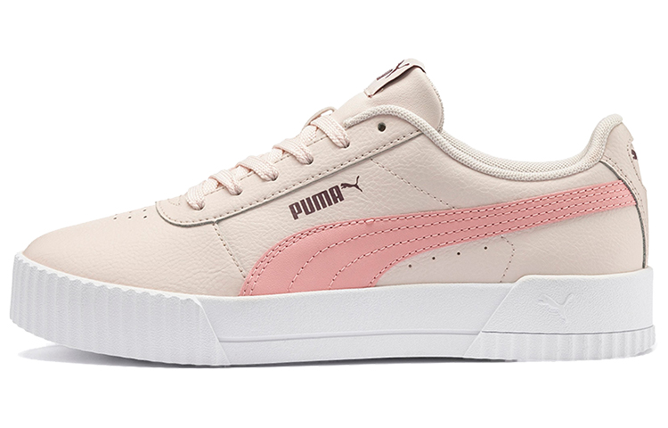 (Women) Puma Carina Leather 'Khaki Pink White' 370325-05