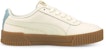 (W) Puma Carina Kulit 'Retro Low-Top Beige dan Biru' 370325-44