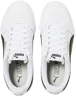 (Women) Puma Carina Leather 'White Black' 370325-33 Shop (Women) Puma Carina Leather 'White Black' 370325-33