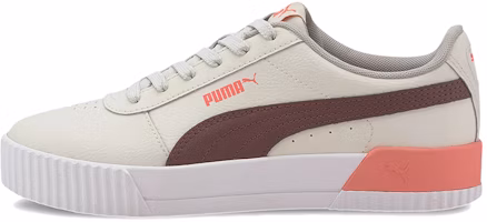 (Women) Puma Carina Leather 'Khaki White Brown' 370325-20 (Women) Puma Carina Leather 'Khaki White Brown' 370325-20