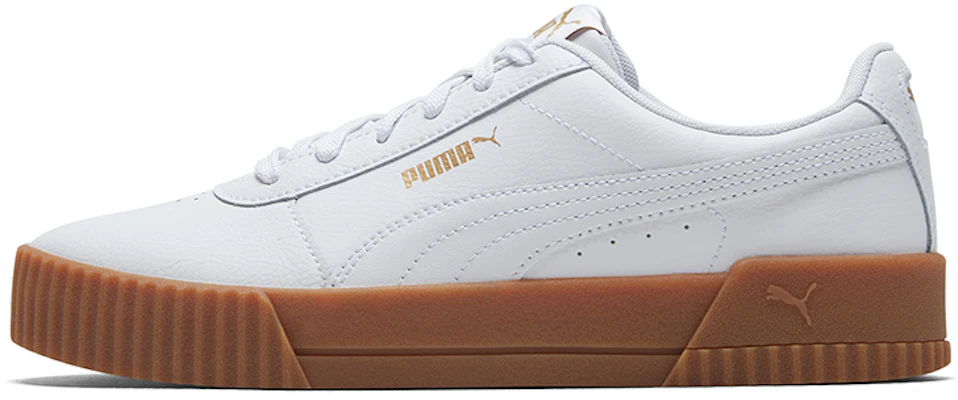 (Women) Puma Carina Leather 'White Gum' 370325-07 Buy (Women) Puma Carina Leather 'White Gum' 370325-07