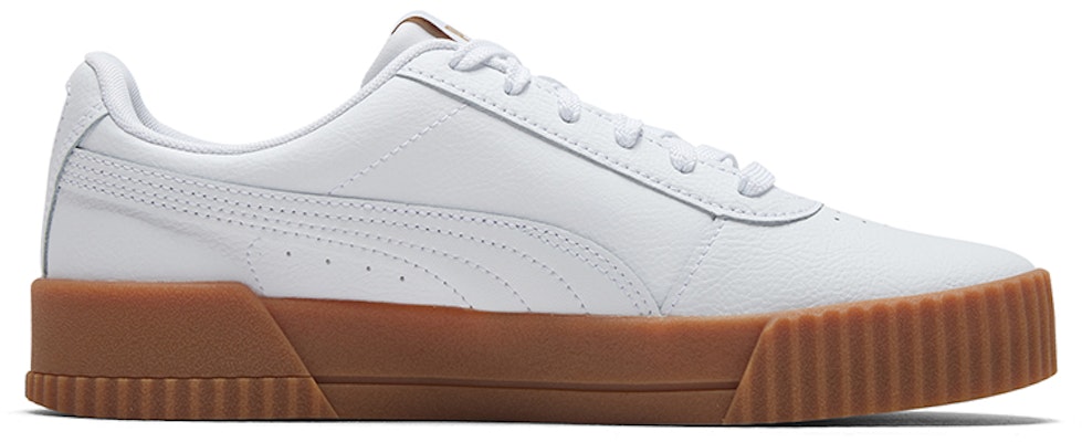 (Women) Puma Carina Leather 'White Gum' 370325-07 Order (Women) Puma Carina Leather 'White Gum' 370325-07