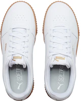 Shop (Women) Puma Carina Leather 'White Gum' 370325-07
