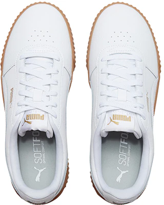 (Women) Puma Carina Leather 'White Gum' 370325-07 Shop (Women) Puma Carina Leather 'White Gum' 370325-07