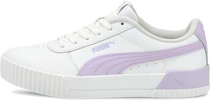 (Women) Puma Carina Leather 'White Light Lavender' 370325-39 (Women) Puma Carina Leather 'White Light Lavender' 370325-39