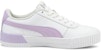 (W) Puma Carina Kulit 'Putih Lavender Cerah' 370325-39