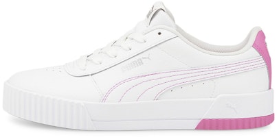 (Women) Puma Carina Leather 'White Opera Mauve' 370325-46 (Women) Puma Carina Leather 'White Opera Mauve' 370325-46