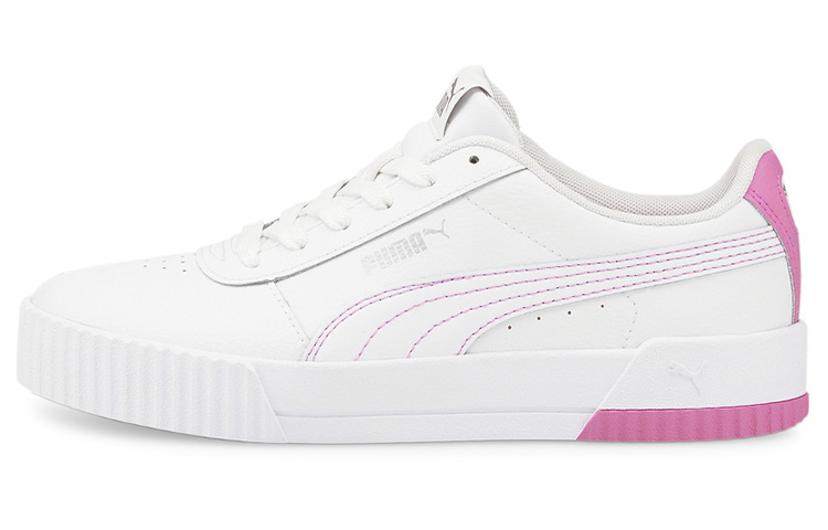 (Women) Puma Carina Leather 'White Opera Mauve'  370325-46