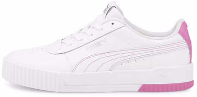 (Women) Puma Carina Leather 'White Opera Mauve' 370325-46 (Women) Puma Carina Leather 'White Opera Mauve' 370325-46