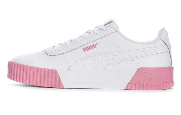 (Women) Puma Carina Leather 'White Pink' 370325-37