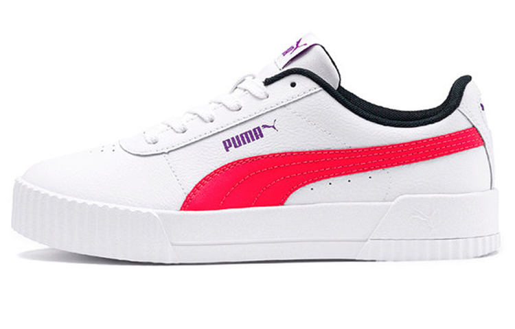(Women) Puma Carina Leather 'White Red' 370325-04