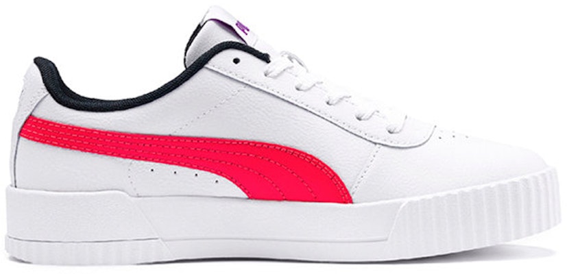 (Women) Puma Carina Leather 'White Red' 370325-04 Order (Women) Puma Carina Leather 'White Red' 370325-04