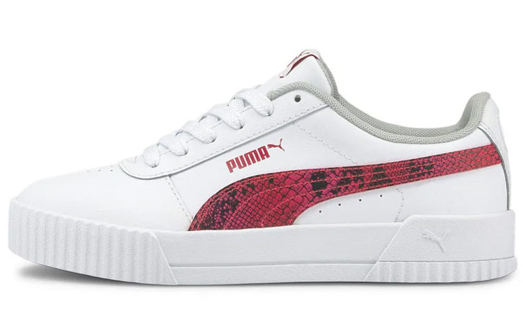 (Women) Puma Carina Leather FS 'Snakeskin - Persian Red'  382384-01